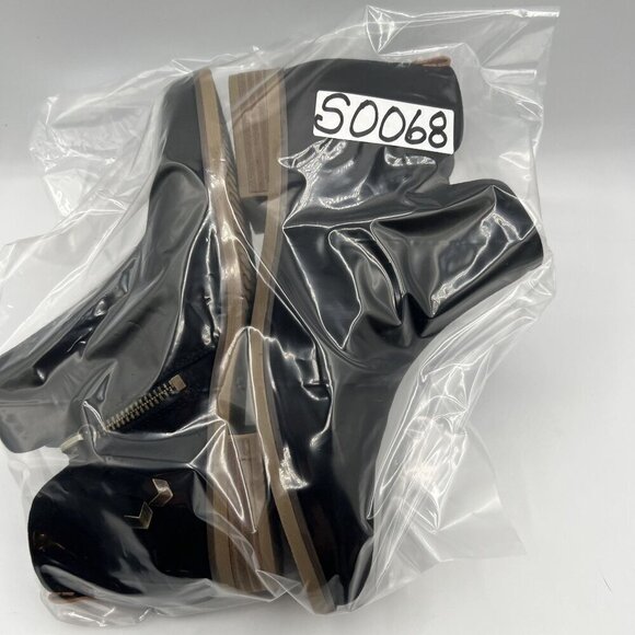 Dr Scholls Womens Astir Black Faux Suede Ankle Booties 7M Side Zip Western Goth - Picture 12 of 12